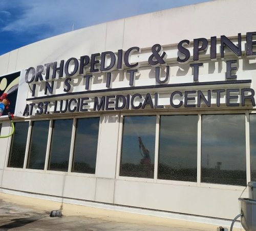 Commercial cleaning at medical center
