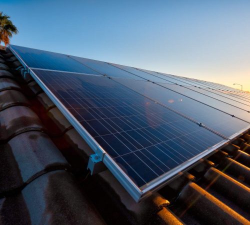 Solar panel cleaning