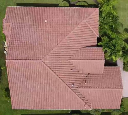 Tile roof cleaning services
